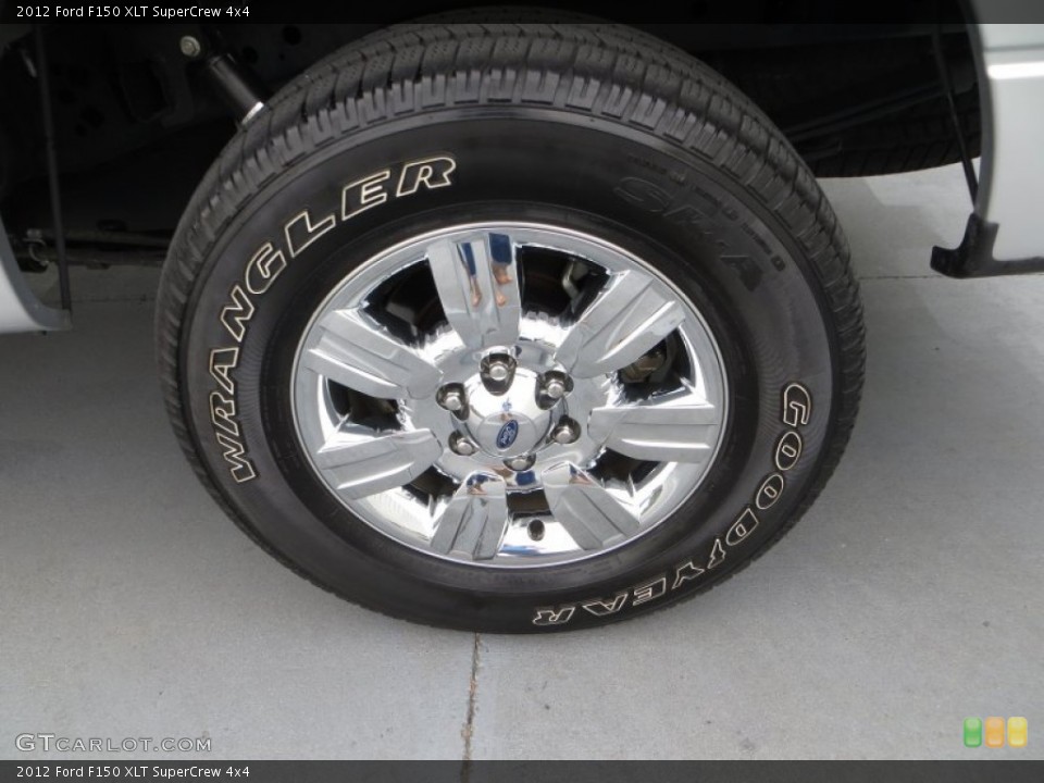 2012 Ford F150 XLT SuperCrew 4x4 Wheel and Tire Photo #81210846