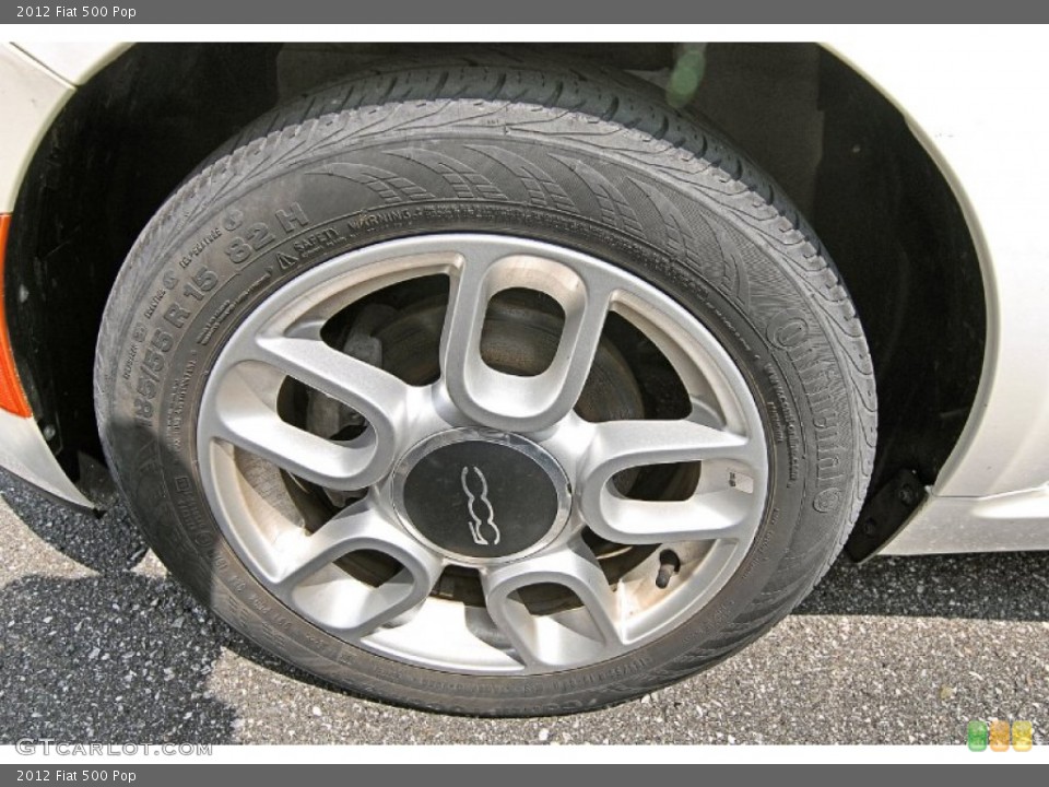 2012 Fiat 500 Pop Wheel and Tire Photo #81211065