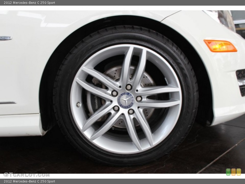 2012 Mercedes-Benz C 250 Sport Wheel and Tire Photo #81213849