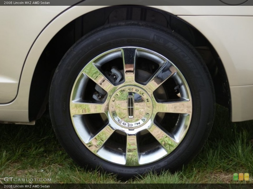 2008 Lincoln MKZ AWD Sedan Wheel and Tire Photo #81216195