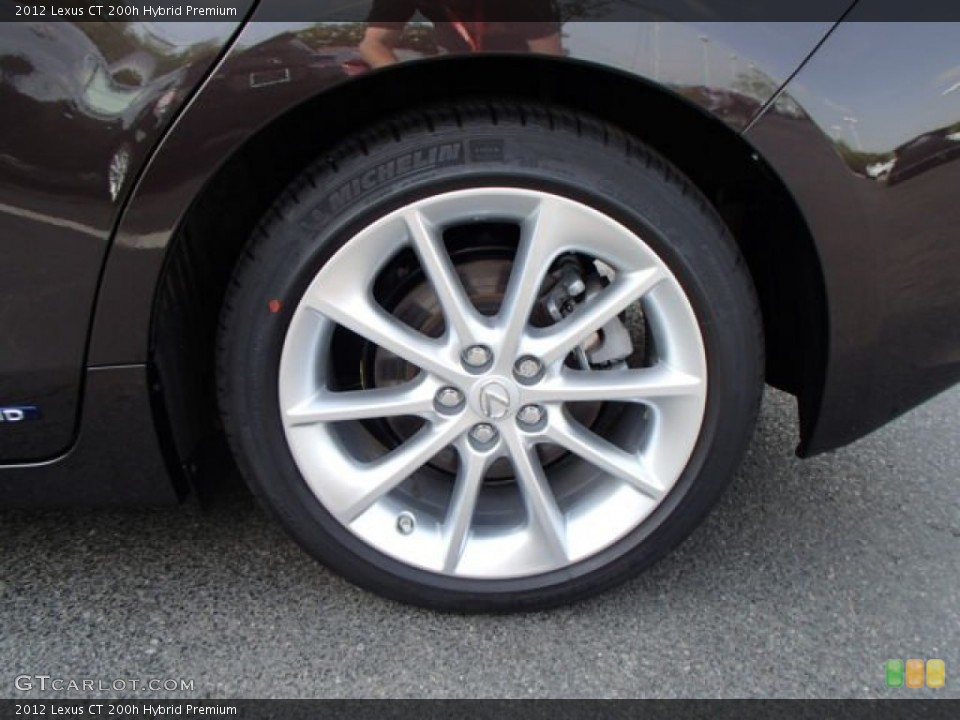2012 Lexus CT 200h Hybrid Premium Wheel and Tire Photo #81220665