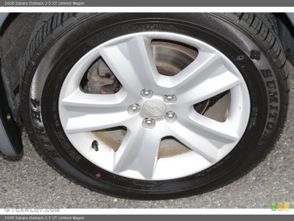 2006 Subaru Outback 2.5 XT Limited Wagon Wheel and Tire Photo #81220757