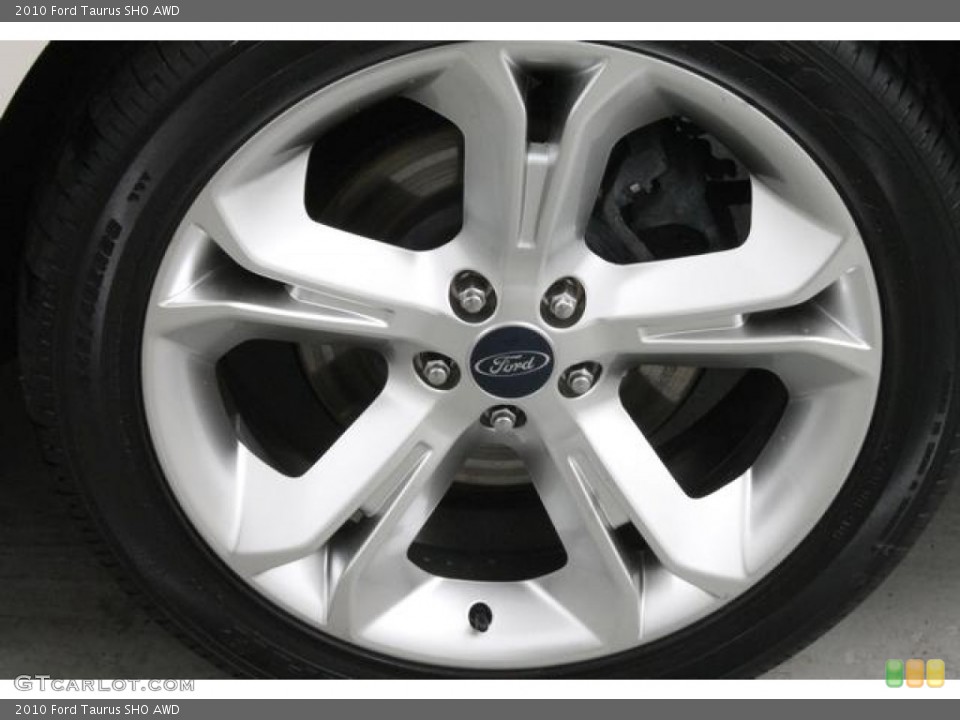 2010 Ford Taurus SHO AWD Wheel and Tire Photo #81221019