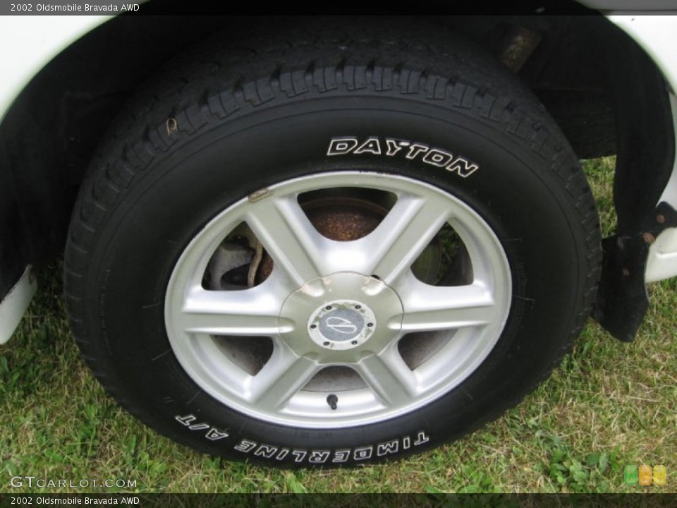 2002 Oldsmobile Bravada AWD Wheel and Tire Photo #81228050