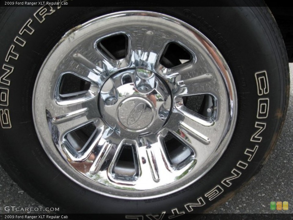 2009 Ford Ranger XLT Regular Cab Wheel and Tire Photo #81233620