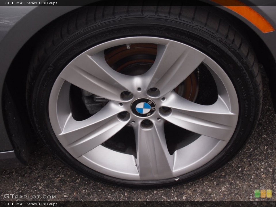 2011 BMW 3 Series 328i Coupe Wheel and Tire Photo #81236696