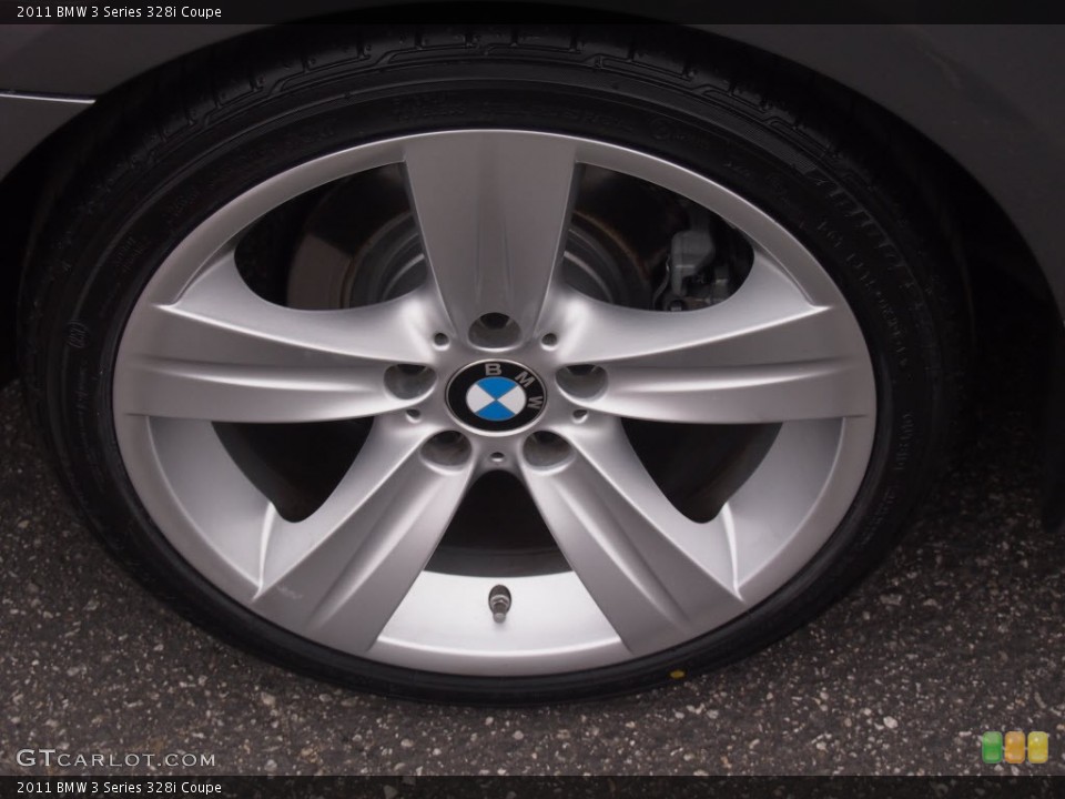 2011 BMW 3 Series 328i Coupe Wheel and Tire Photo #81236809