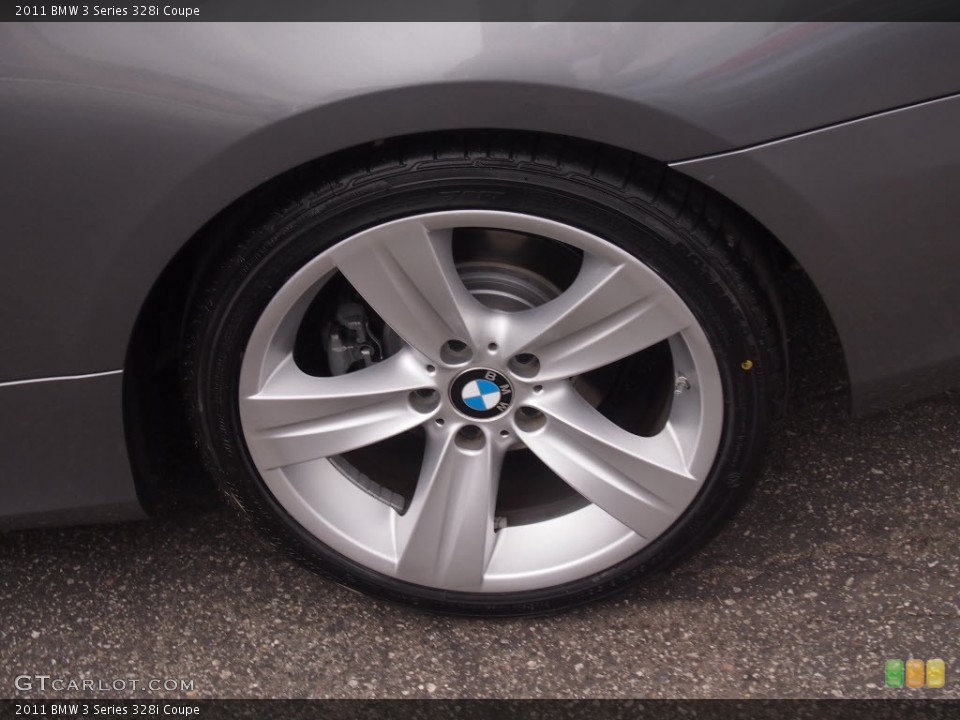 2011 BMW 3 Series 328i Coupe Wheel and Tire Photo #81236899
