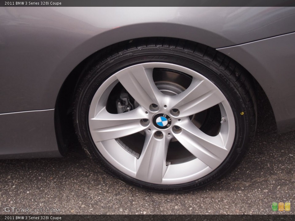 2011 BMW 3 Series 328i Coupe Wheel and Tire Photo #81237305