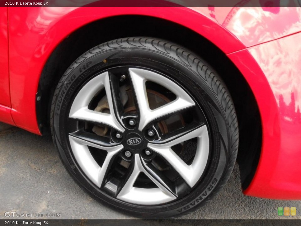 2010 Kia Forte Koup SX Wheel and Tire Photo #81250789