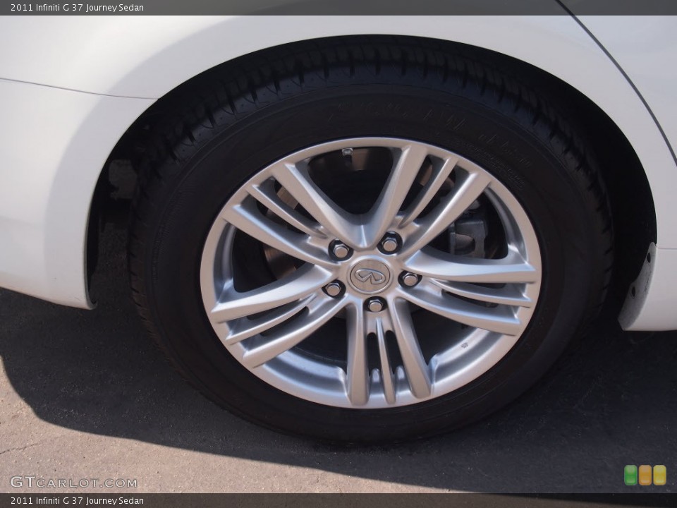 2011 Infiniti G 37 Journey Sedan Wheel and Tire Photo #81254631