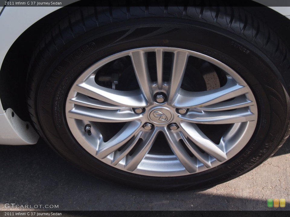 2011 Infiniti G 37 Journey Sedan Wheel and Tire Photo #81254671