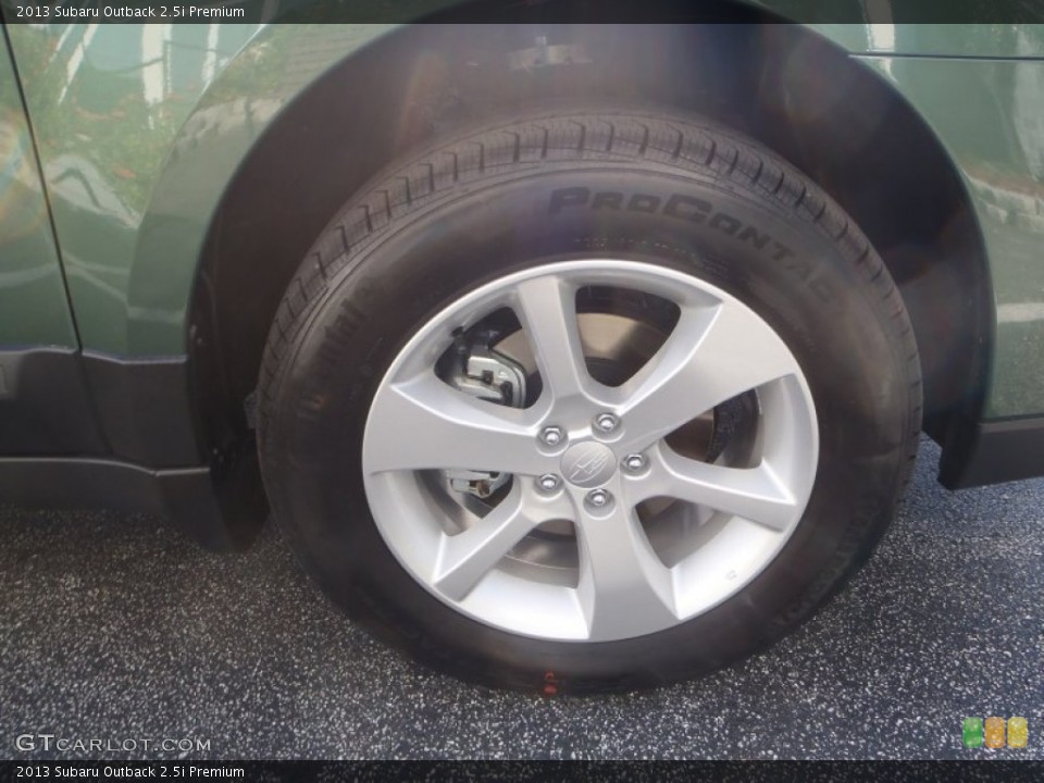 2013 Subaru Outback 2.5i Premium Wheel and Tire Photo #81255734
