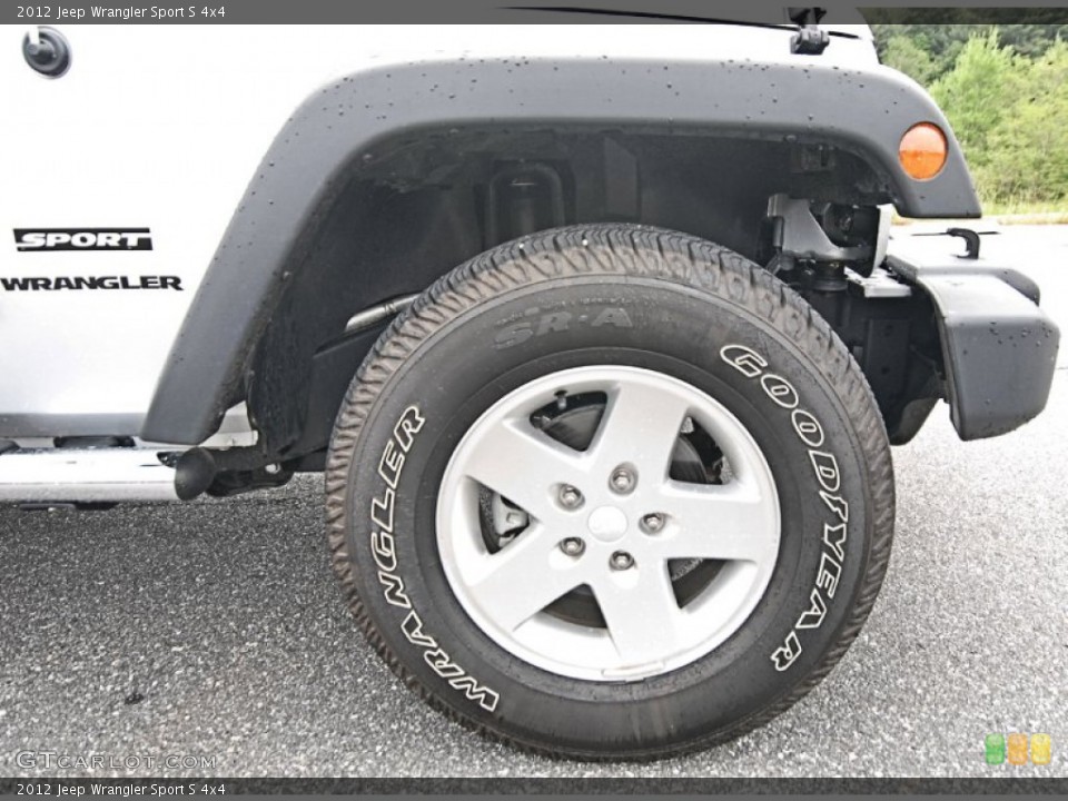 2012 Jeep Wrangler Sport S 4x4 Wheel and Tire Photo #81256513