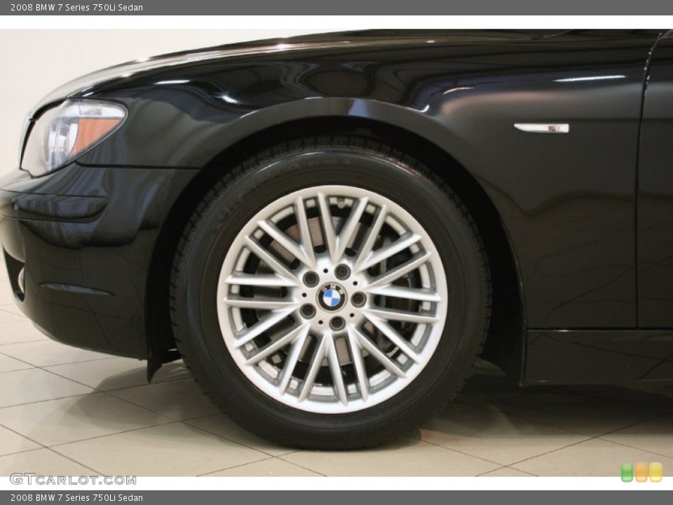 2008 BMW 7 Series 750Li Sedan Wheel and Tire Photo #81262384