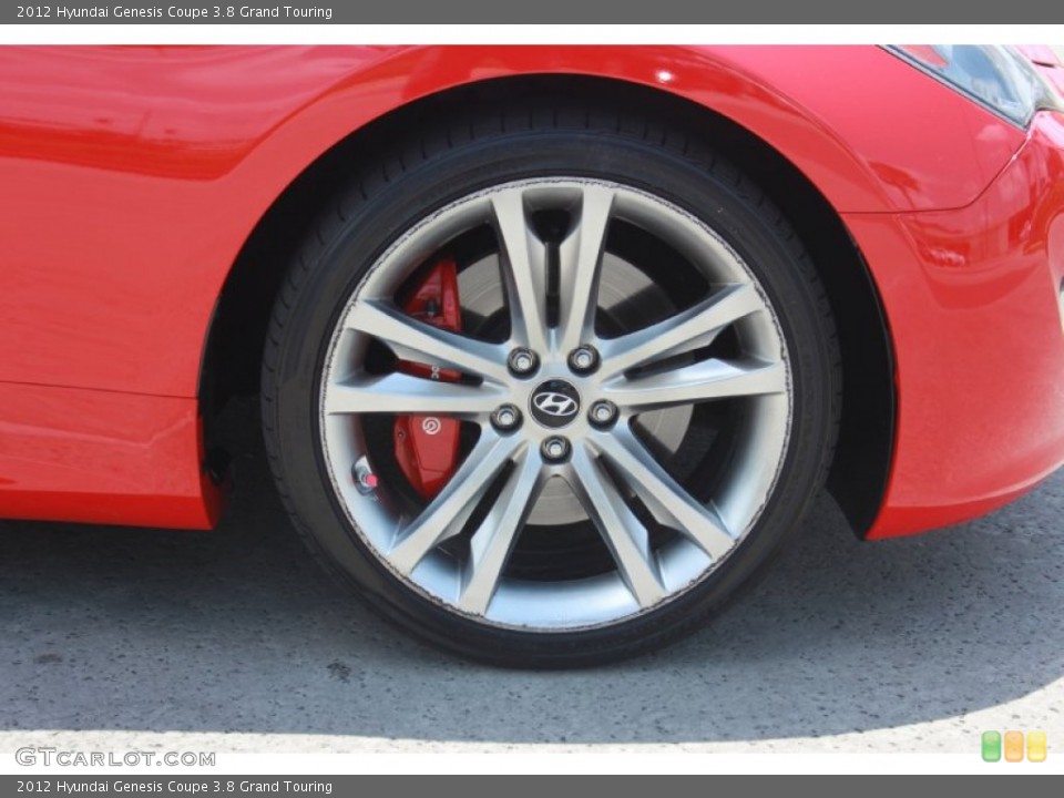 2012 Hyundai Genesis Coupe 3.8 Grand Touring Wheel and Tire Photo #81268246