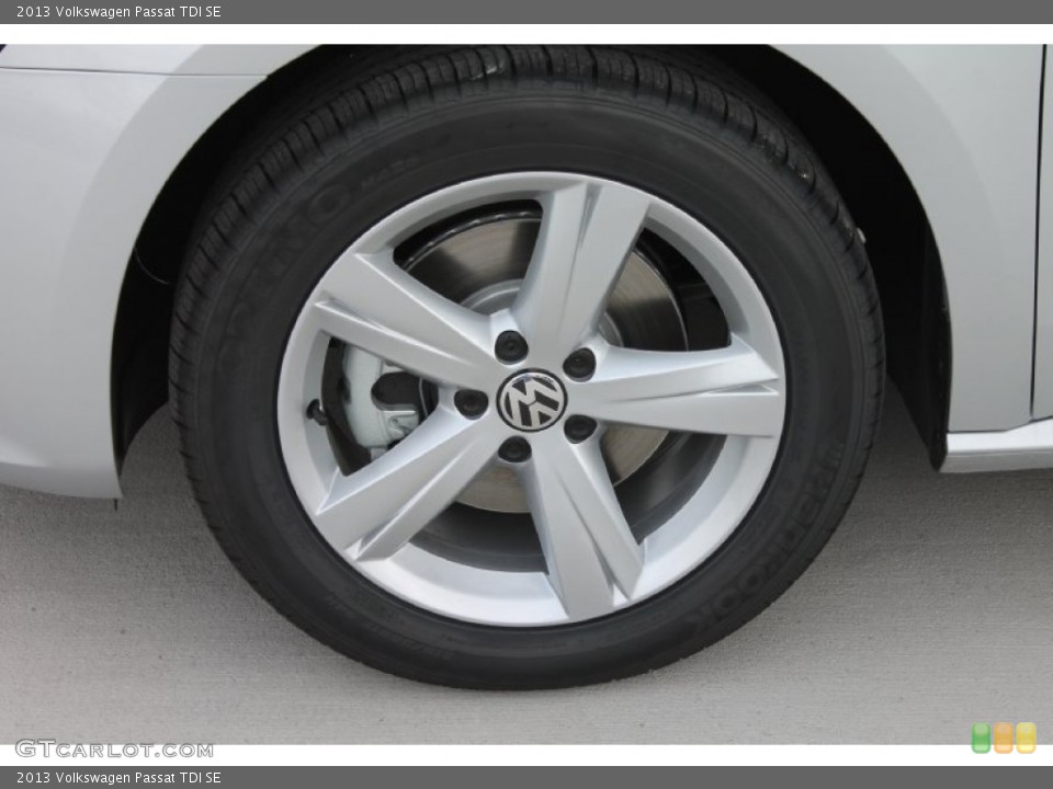 2013 Volkswagen Passat TDI SE Wheel and Tire Photo #81268951