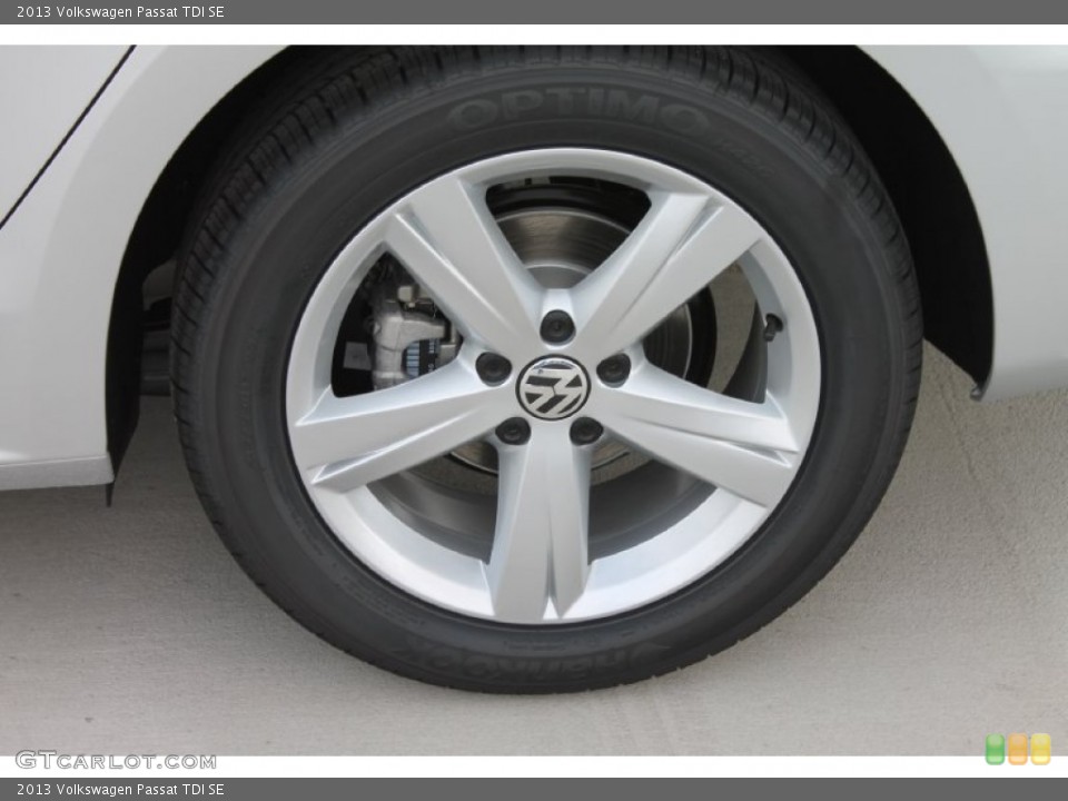 2013 Volkswagen Passat TDI SE Wheel and Tire Photo #81268996