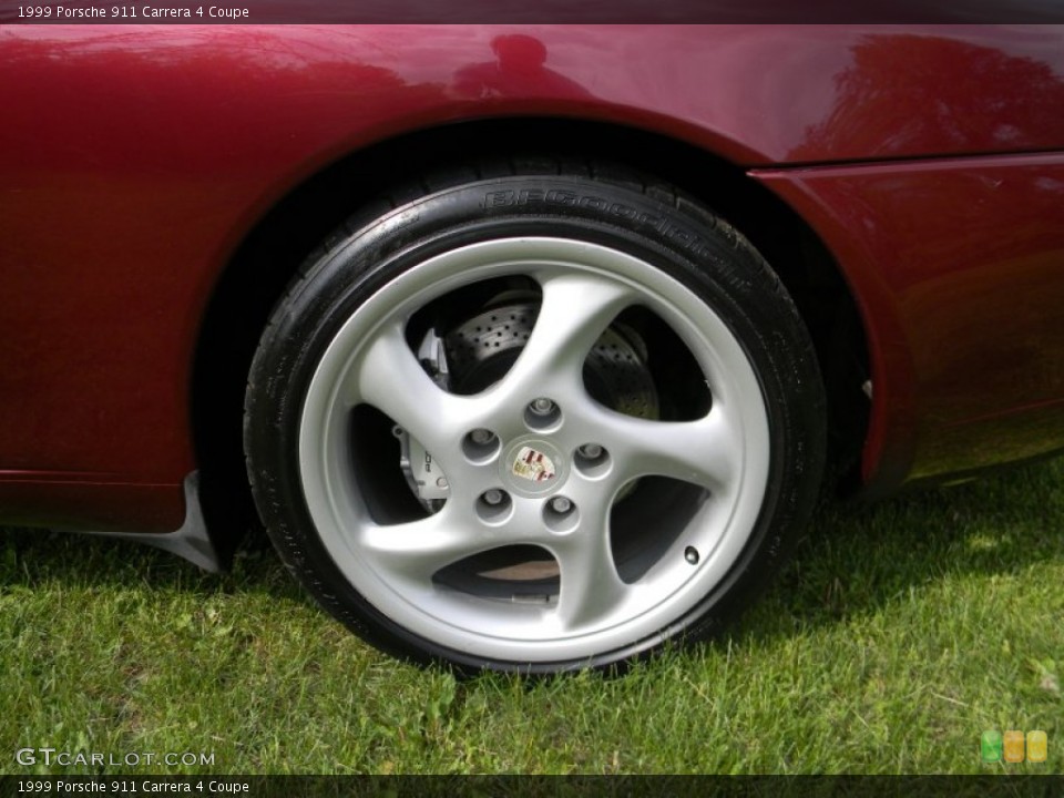 1999 Porsche 911 Carrera 4 Coupe Wheel and Tire Photo #81270904