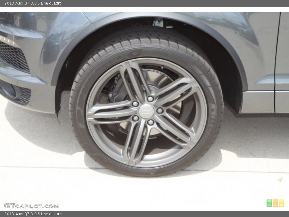 2013 Audi Q7 3.0 S Line quattro Wheel and Tire Photo #81277694