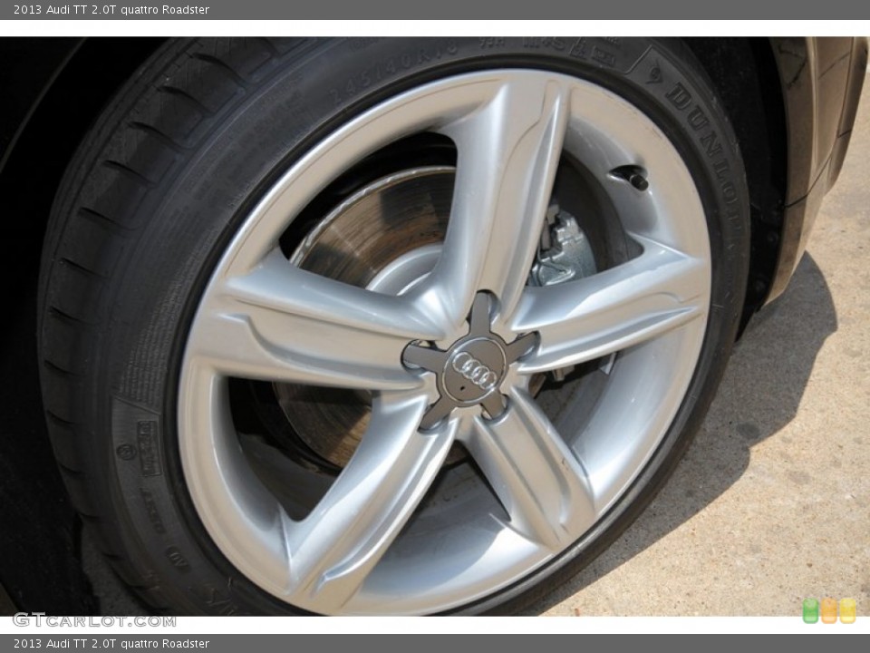 2013 Audi TT 2.0T quattro Roadster Wheel and Tire Photo #81281554