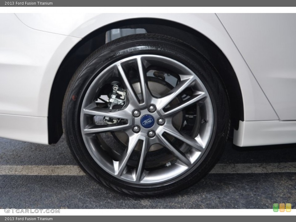 2013 Ford Fusion Titanium Wheel and Tire Photo #81285748