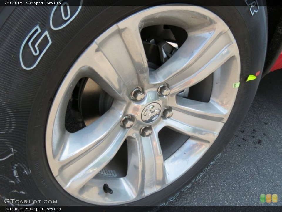 2013 Ram 1500 Sport Crew Cab Wheel and Tire Photo #81287188