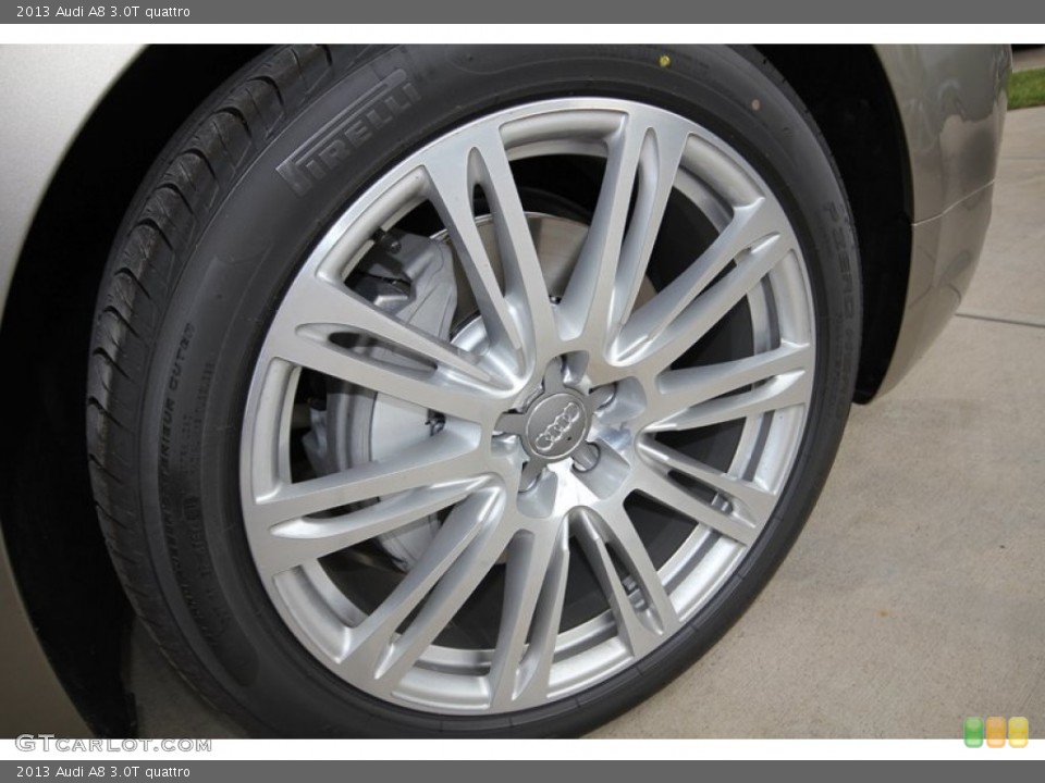 2013 Audi A8 3.0T quattro Wheel and Tire Photo #81291695