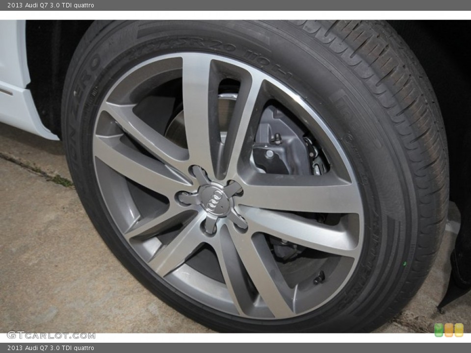 2013 Audi Q7 3.0 TDI quattro Wheel and Tire Photo #81292327