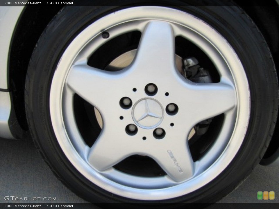 2000 Mercedes-Benz CLK 430 Cabriolet Wheel and Tire Photo #81295347