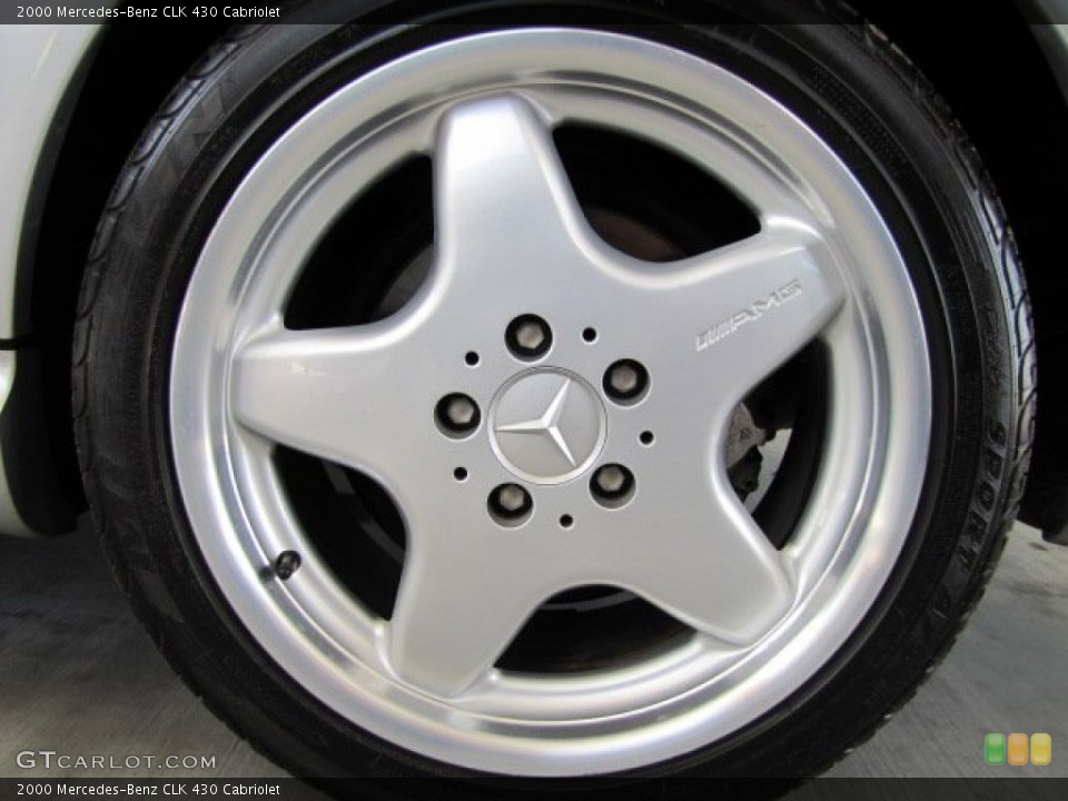 2000 Mercedes-Benz CLK 430 Cabriolet Wheel and Tire Photo #81295369