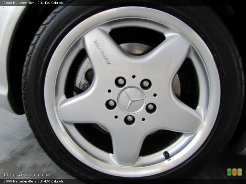 2000 Mercedes-Benz CLK 430 Cabriolet Wheel and Tire Photo #81295412