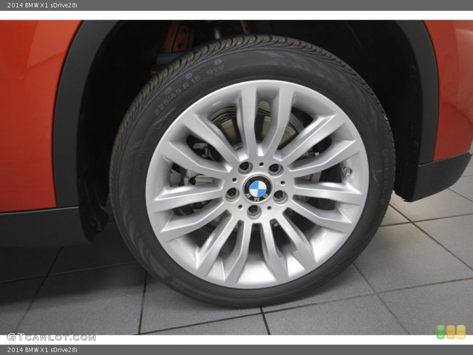 2014 BMW X1 sDrive28i Wheel and Tire Photo #81298063