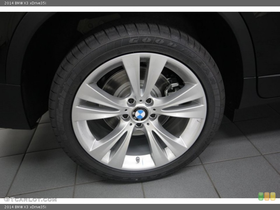 2014 BMW X3 xDrive35i Wheel and Tire Photo #81298679