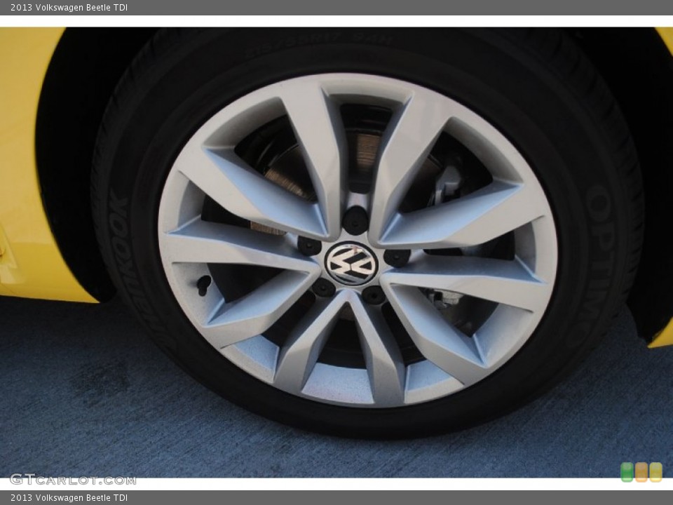 2013 Volkswagen Beetle TDI Wheel and Tire Photo #81301112