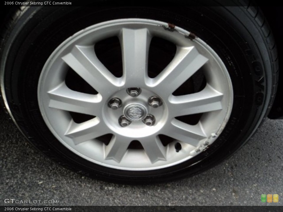 2006 Chrysler Sebring GTC Convertible Wheel and Tire Photo #81303920
