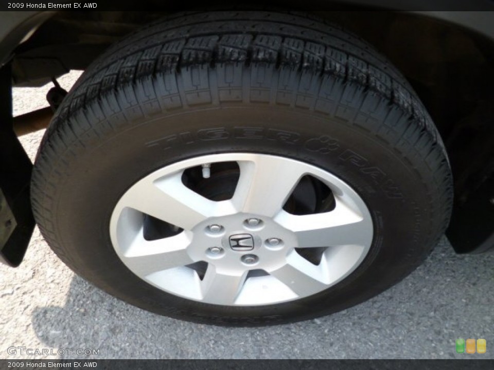 2009 Honda Element EX AWD Wheel and Tire Photo #81308780