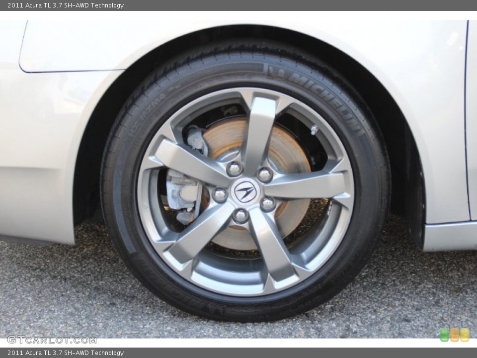 2011 Acura TL 3.7 SH-AWD Technology Wheel and Tire Photo #81310774