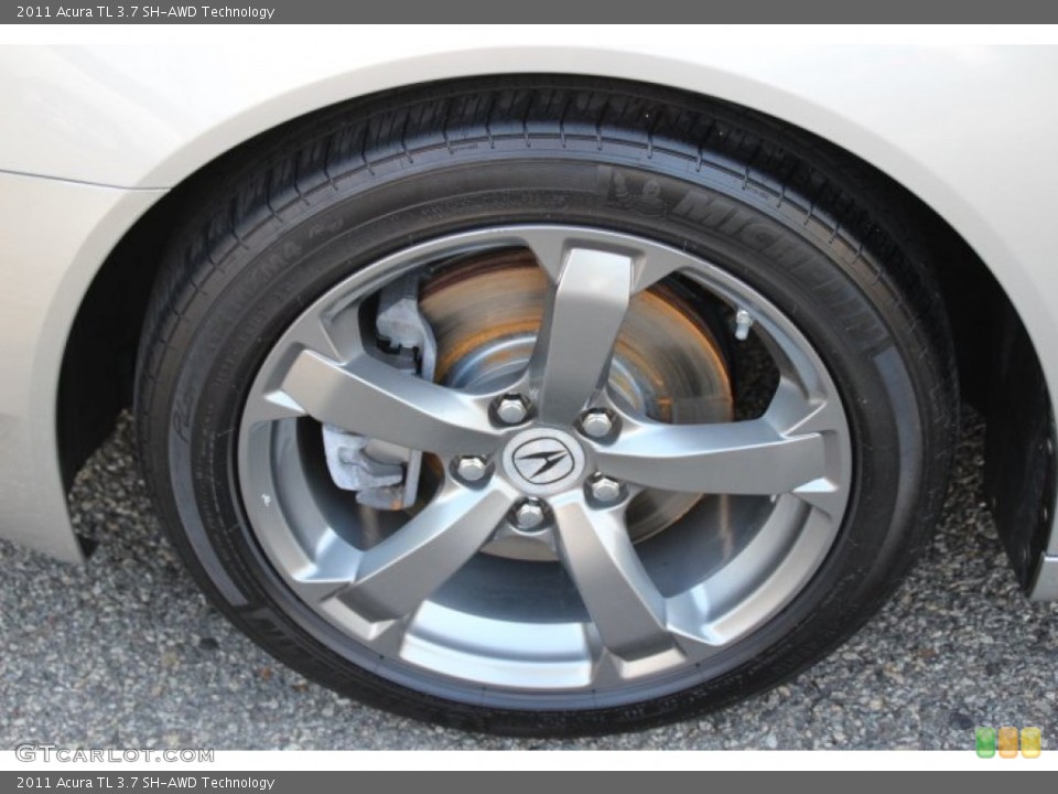 2011 Acura TL 3.7 SH-AWD Technology Wheel and Tire Photo #81310790