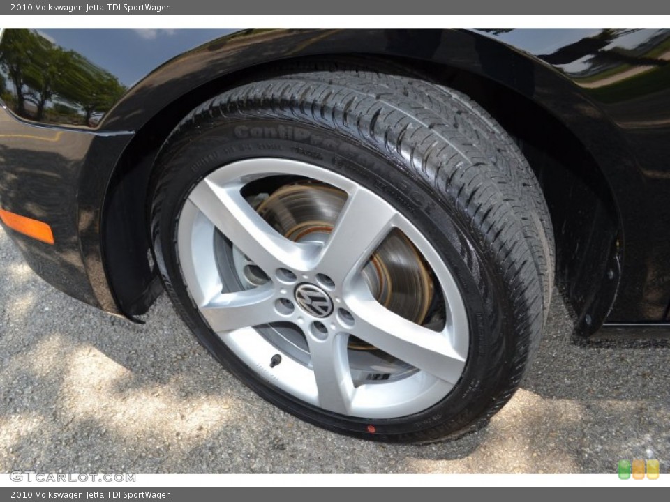 2010 Volkswagen Jetta TDI SportWagen Wheel and Tire Photo #81324900