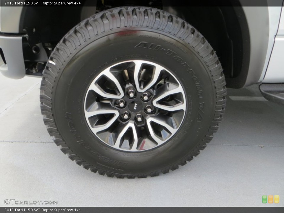 2013 Ford F150 SVT Raptor SuperCrew 4x4 Wheel and Tire Photo #81330737