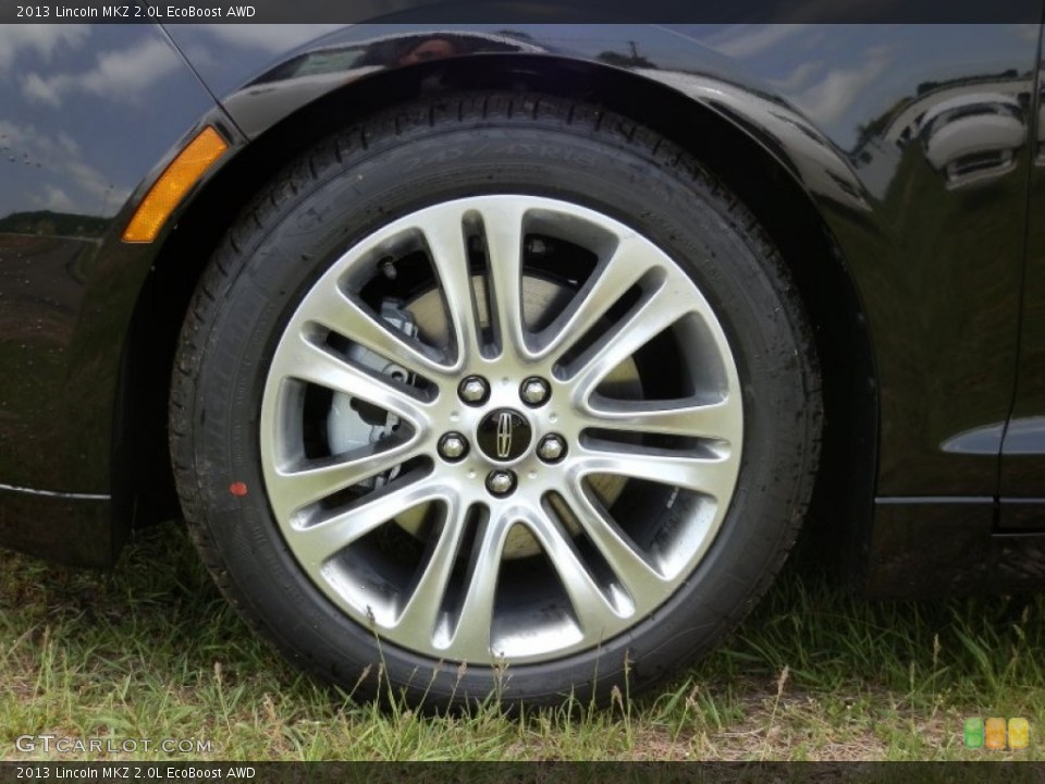 2013 Lincoln MKZ 2.0L EcoBoost AWD Wheel and Tire Photo #81337697