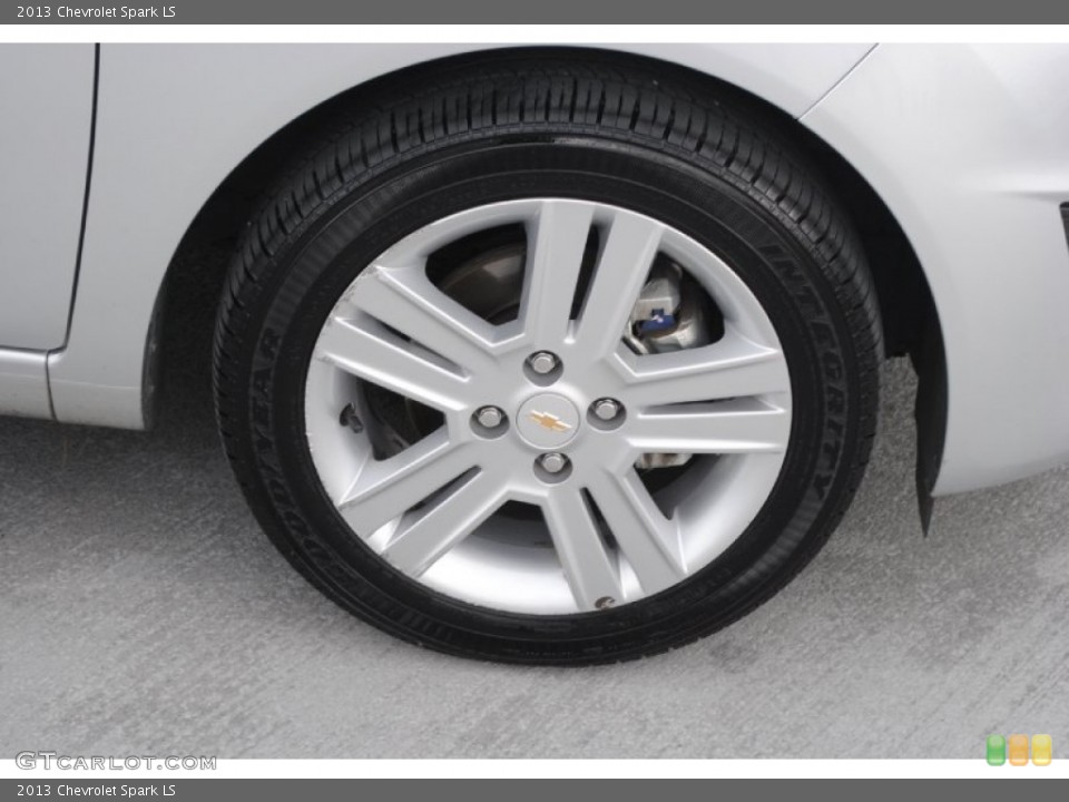 2013 Chevrolet Spark LS Wheel and Tire Photo #81338799