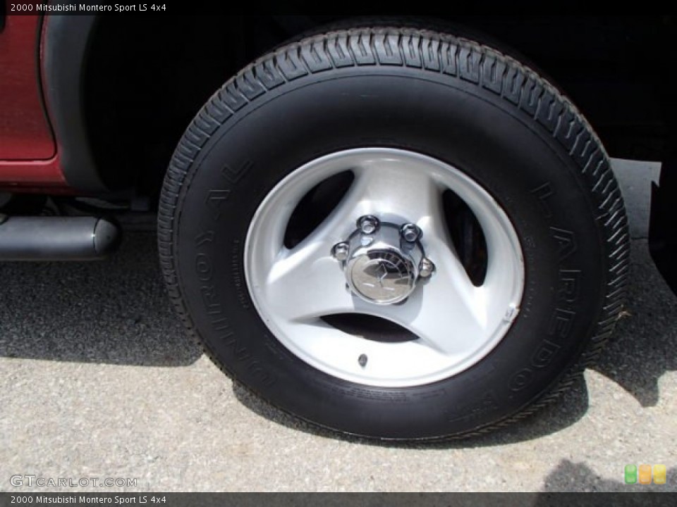 2000 Mitsubishi Montero Sport LS 4x4 Wheel and Tire Photo #81341708