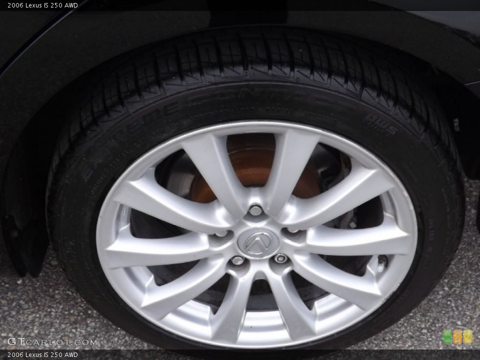 2006 Lexus IS 250 AWD Wheel and Tire Photo #81341811