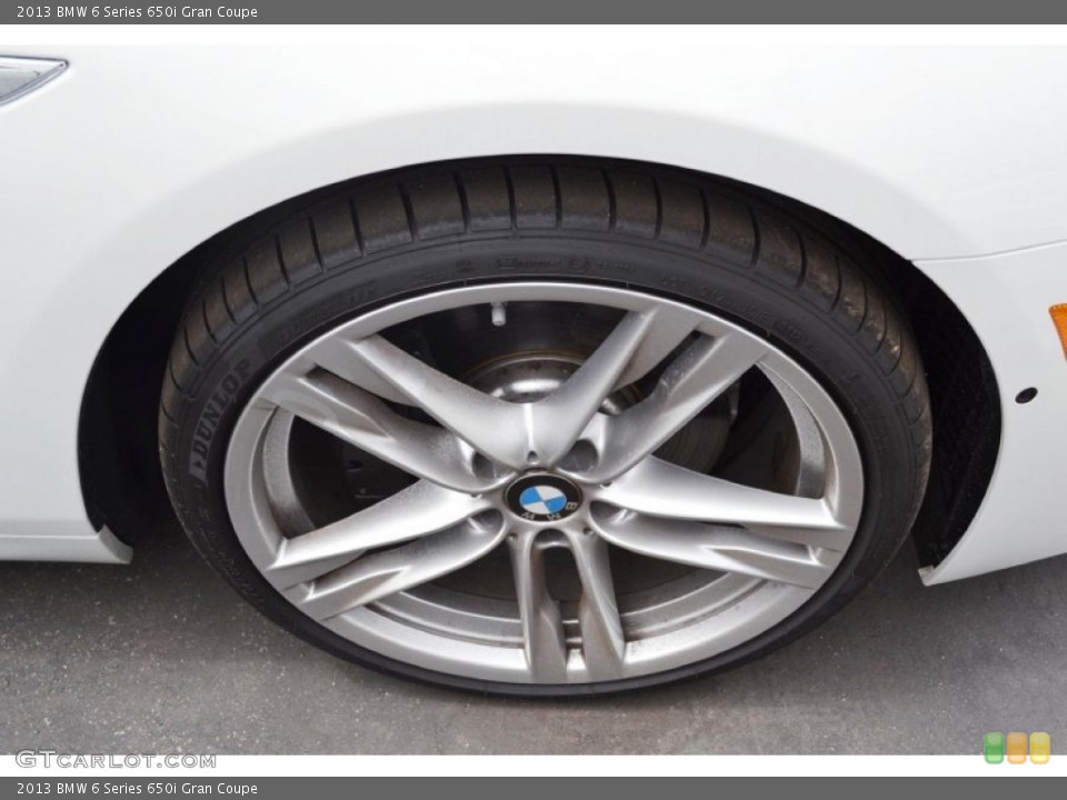 2013 BMW 6 Series 650i Gran Coupe Wheel and Tire Photo #81350511
