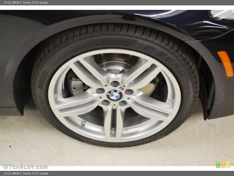 2013 BMW 5 Series 535i Sedan Wheel and Tire Photo #81351006