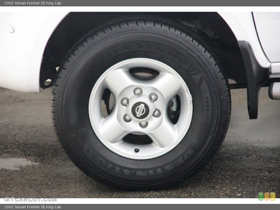 2002 Nissan Frontier SE King Cab Wheel and Tire Photo #81351582
