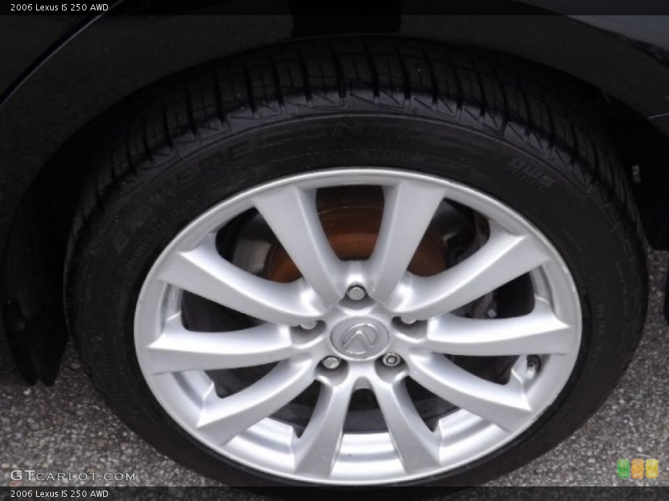 2006 Lexus IS 250 AWD Wheel and Tire Photo #81352101