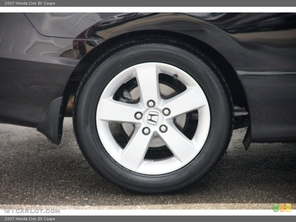 2007 Honda Civic EX Coupe Wheel and Tire Photo #81352206